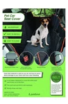 Nib Lantoo Dog Seat Cover, Large Back Pet Hammock For Cars Truck. Fixed Price $29.00.