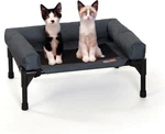 K&h Products Original Bolster Pet Cot Elevated Charcoal Bed Small 17X22. Fixed Price $24.99.