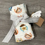 New Angel Dear Swaddle Baby Blanket Western Horseshoes Luxurious Soft Neutral. Fixed Price $29.99.
