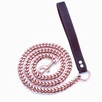 Rumypet Rose Gold Dog Chain Leash 10MM 14MM Curb Cuban Link. Fixed Price $60.11.