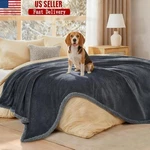 Waterproof Pet Blanket Reversible Fleece Sherpa Furniture Protector Easy Clean. Fixed Price $39.64.
