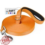 Xiaz 50FT Dog Training Leash Padded Handle Reflective. Fixed Price $43.99.