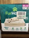 Furhaven Pet Products Medium Embossed Faux & Suede Pillow Top Mattress Bed. Fixed Price $39.99.