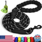Taglory Rope Dog Leash 6 Ft Comfortable Padded Handle Highly Reflective Threads. Fixed Price $13.11.