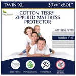 Twin Extra Long (xl) Mattress Protector - Zippered Waterproof Cover .... Fixed Price $52.82.