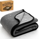 Waterproof Blanket Large No Mess Soft And 80X90 Inch, Warm Gray / Cool. Fixed Price $134.70.