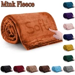 Mink Fleece Luxury Bed Blankets Throws Soft Large Warm Twin Queen. Fixed Price $21.50.