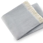 Soft Sky Blue Links Pattern Throw Blanket. Fixed Price $125.67.