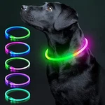Luminous Dog Collar Light Charge Cat Necklace, Led Fashion Flashing Diy Glowing. Fixed Price $13.99.