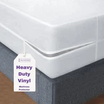 Blissford Plastic Mattress Protector Zippered (36"X75"), Waterproof Vinyl Mat.... Fixed Price $31.79.