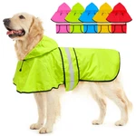 Dolitego Hooded Dog Raincoat - Reflective Jacket Lightweight. Fixed Price $29.54.
