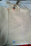 Mullins Square Kids Tan Lovey Fleece Dog Hooded Blanket 39" Total.. Fixed Price $30.00.