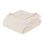 100% Cotton Lightweight Woven Summer Bed Blanket, King, Ivory - Blue Nile. Fixed Price $58.80.