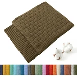 Treely Cable Throw For Couch And Bed, Soft Cozy Fall Knit Blanket, Fa.... Fixed Price $31.28.