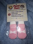 New Woodrow Wear Power Paws Dog Socks Size Xxs Pink With White Bones - Full Set. Fixed Price $9.99.
