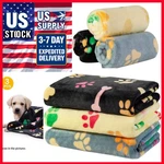 Pack 3 Warm Pet Mat Small Paw Print Cat Dog Puppy Fleece Soft Blanket Bed. Fixed Price $19.99.
