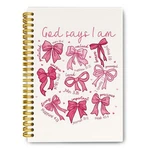 Jkmbn Christian Spiral Bible Notebook, Coquette Pink Bows Journaling,.... Fixed Price $15.93.