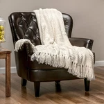 Chanasya Textured Knit Throw Blanket With Tassels - 50" 65. Fixed Price $22.79.