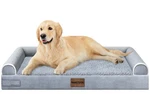 Orthopedic Memory Foam Bed Bolster For Large Dogs Waterproof Washable Cover. Fixed Price $40.52.