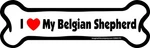 Imagine This Dog Bone Car Magnet Love My Belgian Shepherd 2" X 7" B0791. Fixed Price $5.10.