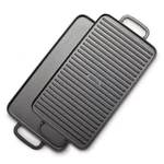 Bobby Flay Greenpan Cast Iron Reversible Grill Griddle 16.5 X 9.5 Preseasoned. Fixed Price $22.00.