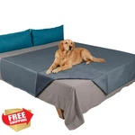 Ameritex Reversible Velvet Pet Blanket Waterproof Sofa Bed Cover. Fixed Price $71.99.