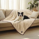 Luciphia Waterproof Pet Blanket For Medium Large Dogs Soft Cat Sherpa Calming Th. Fixed Price $31.18.
