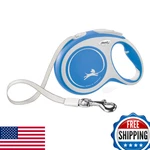 Flexi New Comfort Retractable Dog Leash 26FT Up To 110 Lbs Large Blue Pastel Ger. Fixed Price $95.11.