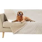 Fuguitex Waterproof Dog Blanket Cover 52X82" Cozy Plush Pet Throw Cream Beige. Fixed Price $37.48.