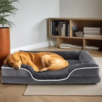Bed For Extra Large Size Dogs With Non-slip Base, Orthopedic Pet Sofa 42". Fixed Price $44.42.