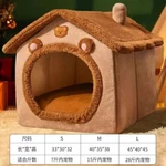 House Kennel Pet Cat Bed For Small Dogs Winter Warm Plush Nest. Fixed Price $25.68.