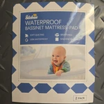 Biloban Waterproof Bassinet Size Mattress Pad 2 Pk. Fixed Price $10.00.