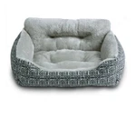 Vibrant Life Lounger Dog / Cat Bed, Small, Black, 21 X 17 Us. Fixed Price $11.00.