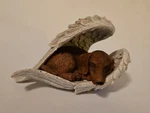 Blake Jensen Figurine Dachshund Dog Paw Prints From Heaven Angel Wings 2013. Fixed Price $29.99.
