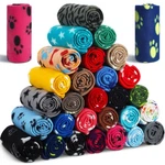 Chumia 28 Pieces Puppy Blanket Bulk Small Fleece Pet For Dogs Kitt. Fixed Price $60.02.