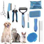 Pets Bath Grooming Kit Hair Brush Set With Towel Gloves For Dogs Cats. Fixed Price $57.99.
