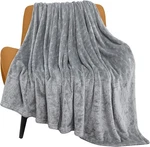 Fleece Blanket Super Soft Cozy Throw 50" X 60", Lightweight Fuzzy Comfy. Fixed Price $21.99.
