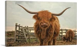 Artcanvas Highland Cow Cattle Stable Print. Fixed Price $80.09.
