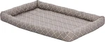 40248-MRD Quiet Time Couture Ashton Bolster Pet Bed, X-large DOG/48, Mushroom. Fixed Price $111.99.