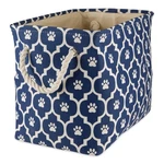 Bone Dry Pet Storage Collection Lattice Paw Print, Nautical Blue, Medium Rect.... Fixed Price $32.40.