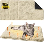 4 Pack Self Warming Cat Pad Heating Mat Thick Faux Fur Plush Pet Bed. Fixed Price $18.15.