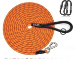 Zaler Long Dog Leash, 30 Feet Training Lead Orange Heavy Duty Reflective Us. Fixed Price $17.00.