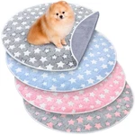 4 Pcs Round Whelping Pee Pads Washable For Dogs Waterproof Pet Training Mats .... Fixed Price $43.35.