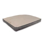 40 In. X 30 Piping Gray/cream Sherpa Jacquard Gusset Pet Bed. Fixed Price $52.99.