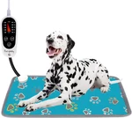Furrybaby Pet Heating Pad, Waterproof, Timer, Anti-bite Green Paw, 24" X 16". Fixed Price $108.49.