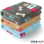 Cozy Pet Blanket Set Ultra Soft Coral Velvet Cover Dogs Cats Travel Outdoor New. Fixed Price $27.92.