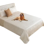 Fuguitex Waterproof Dog Blanket Bed Cover Crystal Velvet Moroccan Fuzzy C.... Fixed Price $78.97.
