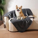 Sunheir Waterproof Dog Blanket For Bed Couch, Soft Plush Pet S(25X35"), Grey. Fixed Price $14.76.