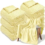 6PCS Flannel Throw Blanket Bulk, 240 Gsm Fleece Cozy Warm Soft Home Decor Lig.... Fixed Price $90.59.