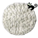 Cat Self-warming Knitted Bed Mat, Extra-soft Round Washable Pads Cushion.... Fixed Price $37.09.